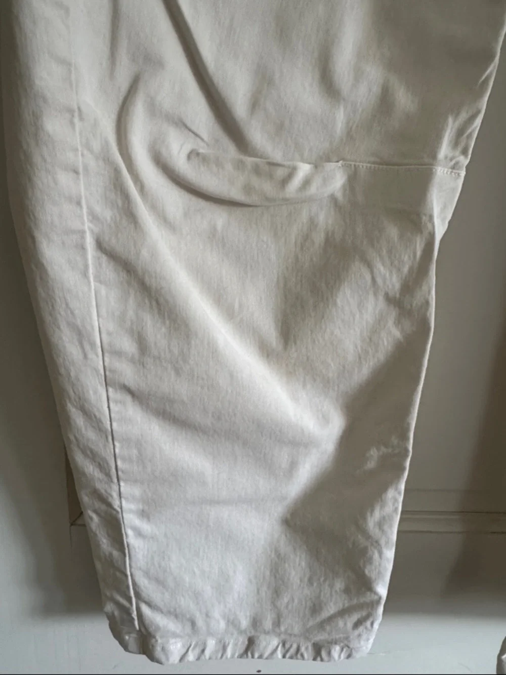Nili Lotan Cream Wide-Leg Utility Pants - Picture 4 of 6